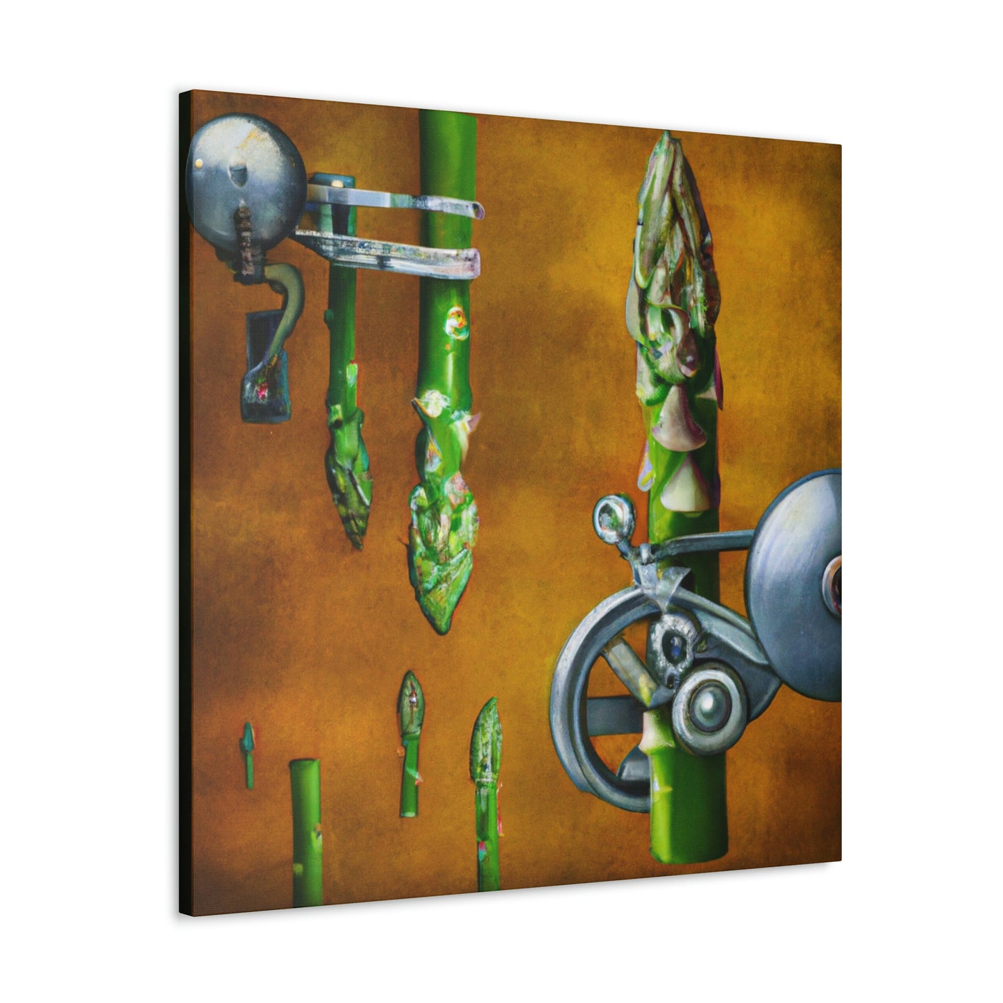 Asparagus in Steampunk - Canvas