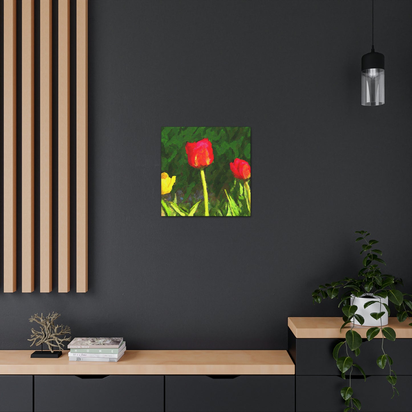 Tulips in Technicolor - Canvas