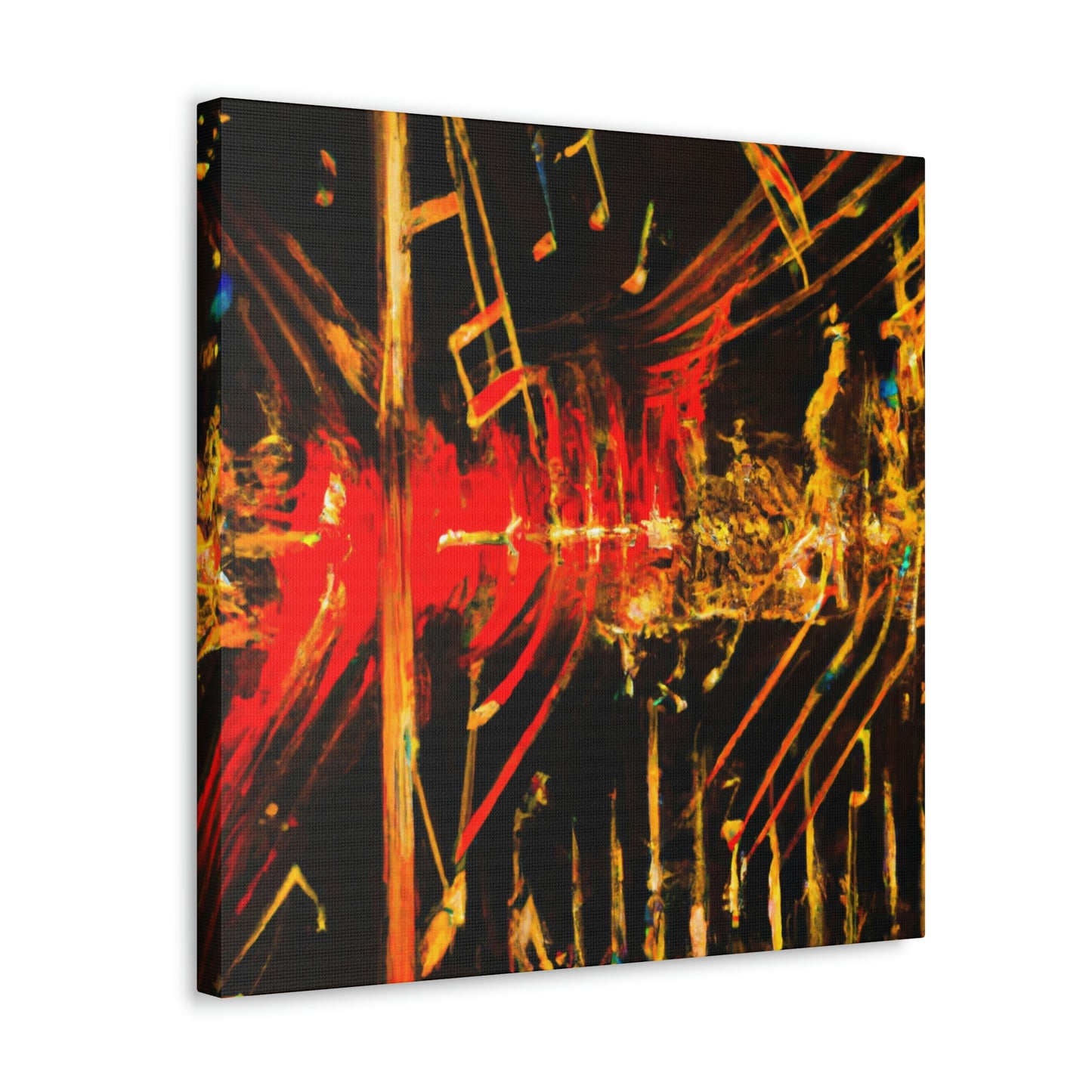 Sound Waves Symphony - Canvas