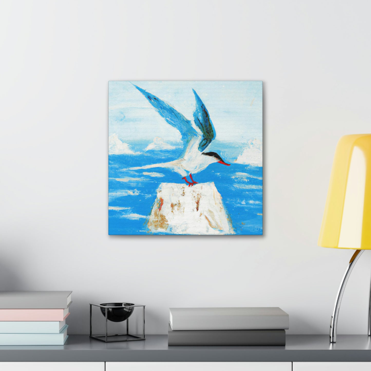 Terns in Serene Flight - Canvas