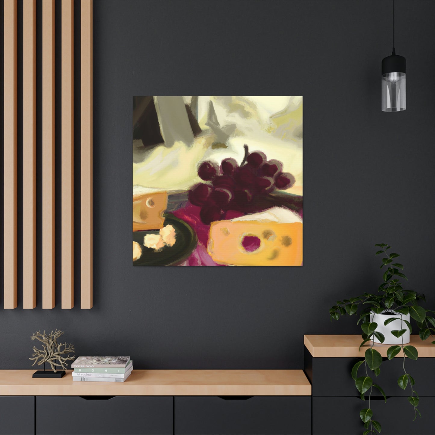 Cheese and Grapes Dream - Canvas