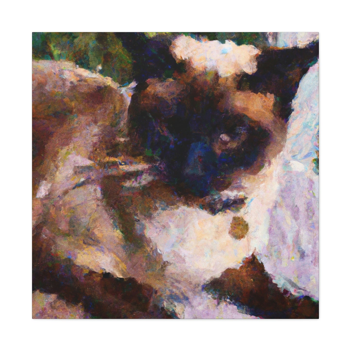 Siamese Post-Impressionism - Canvas