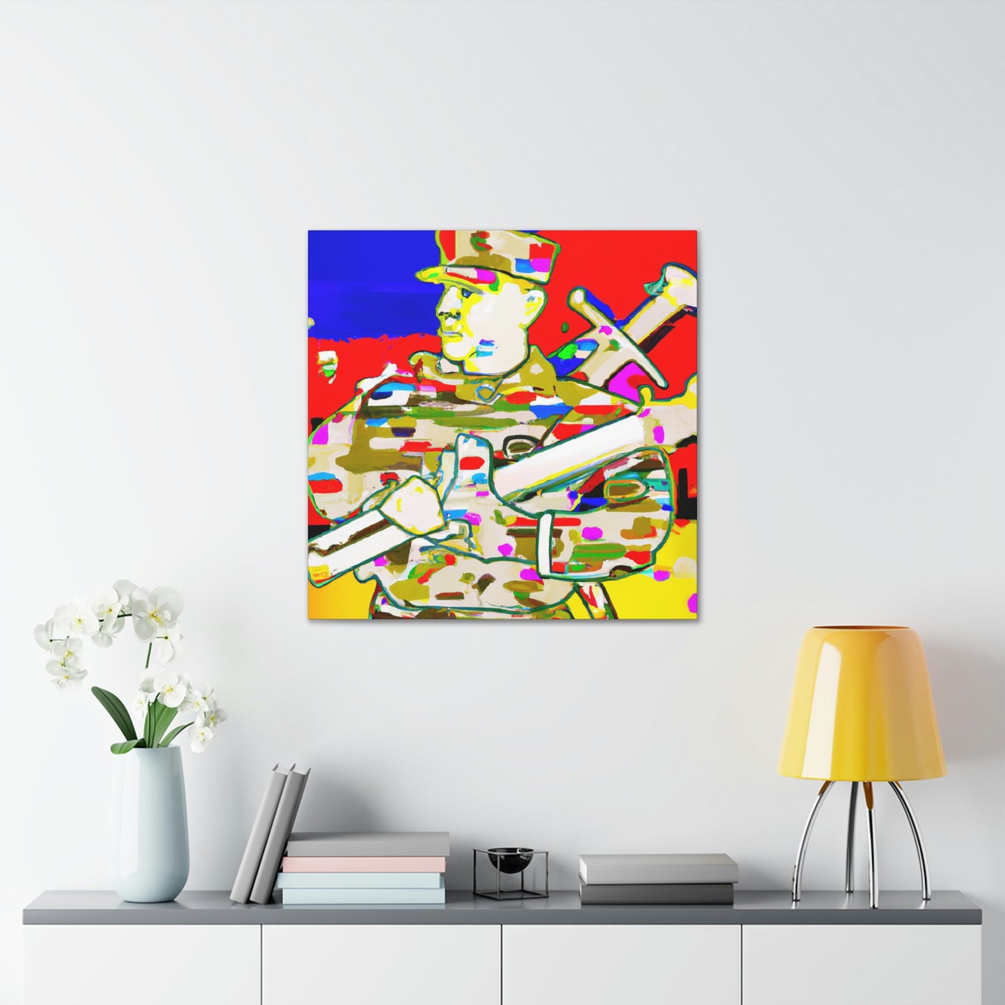 "Artilleryman in Splendor" - Canvas