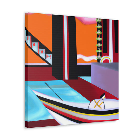 "Sailing the Deco Sea" - Canvas