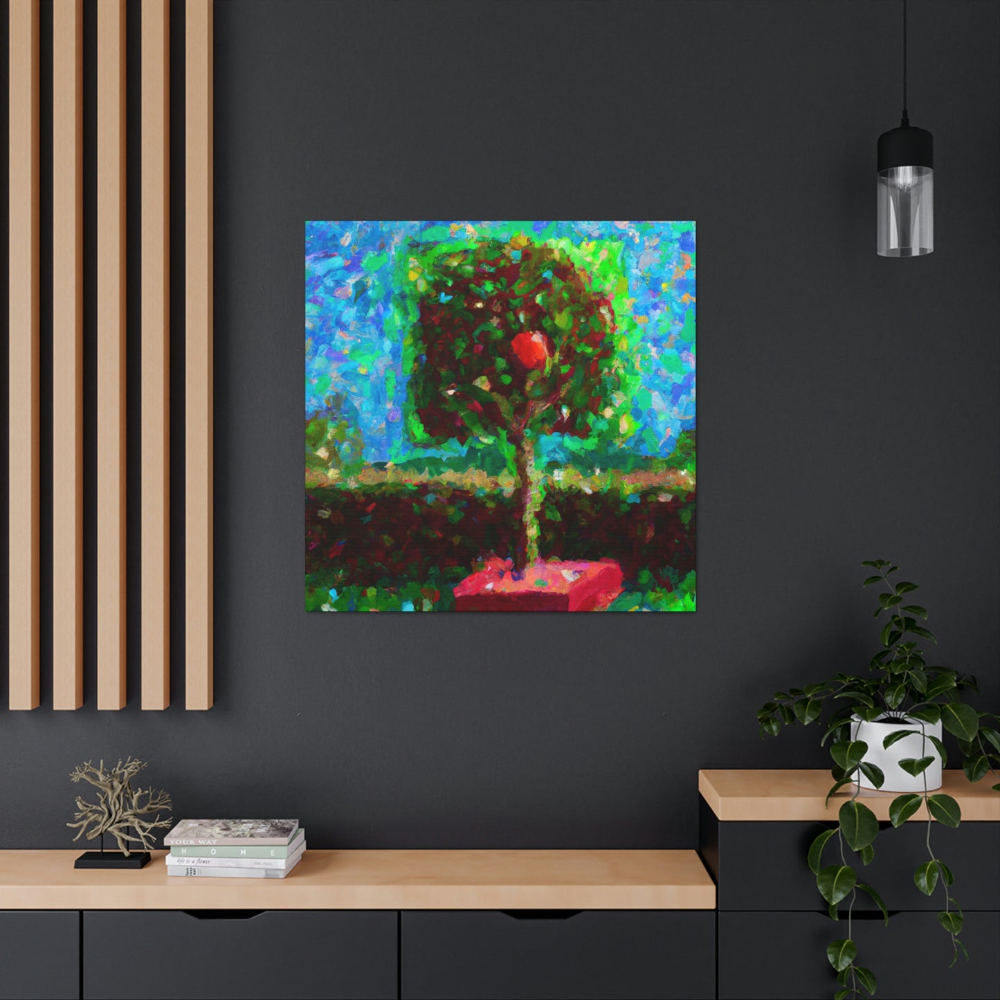 "Apple Tree Harvest Joy" - Canvas