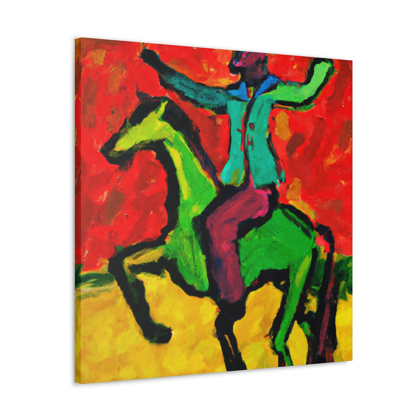 Cavalryman: Bold Fountain - Canvas