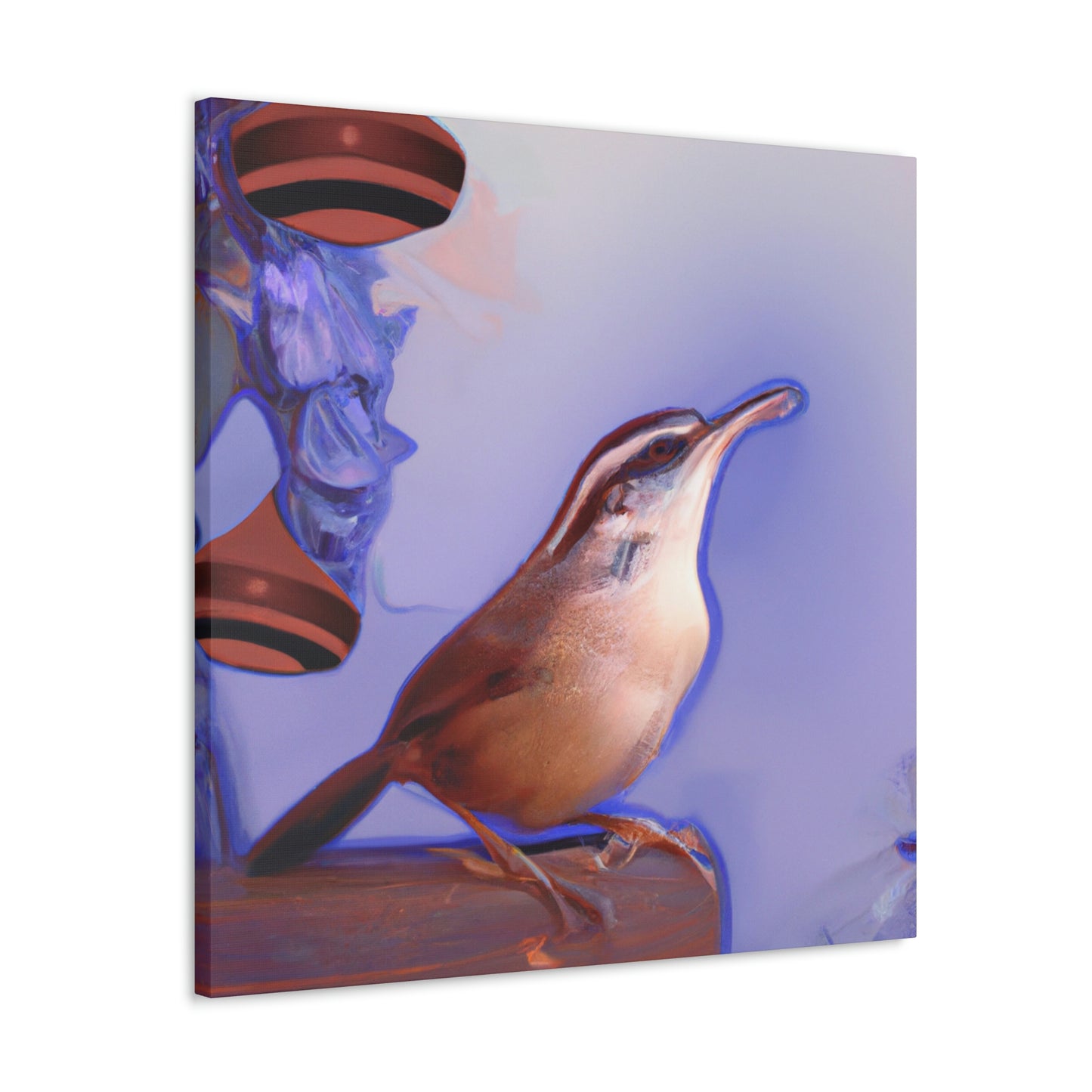 Carolina Wren Reflection - Canvas