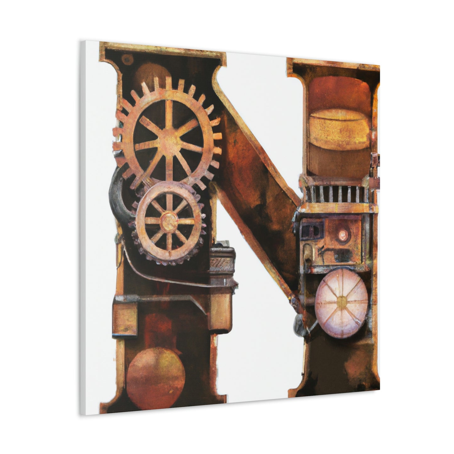 Steampunk Time Machine - Canvas