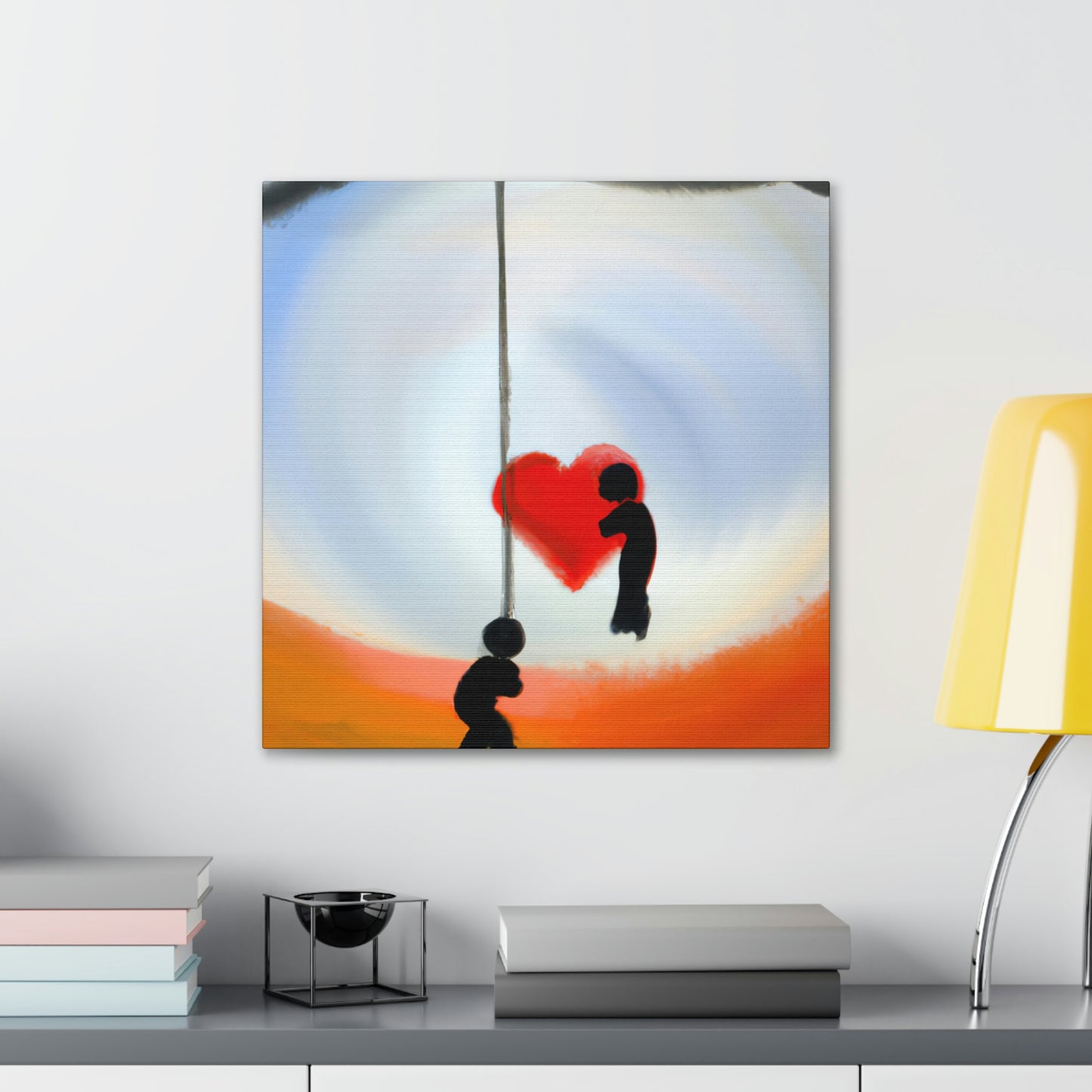 "Love Swings Serenely" - Canvas