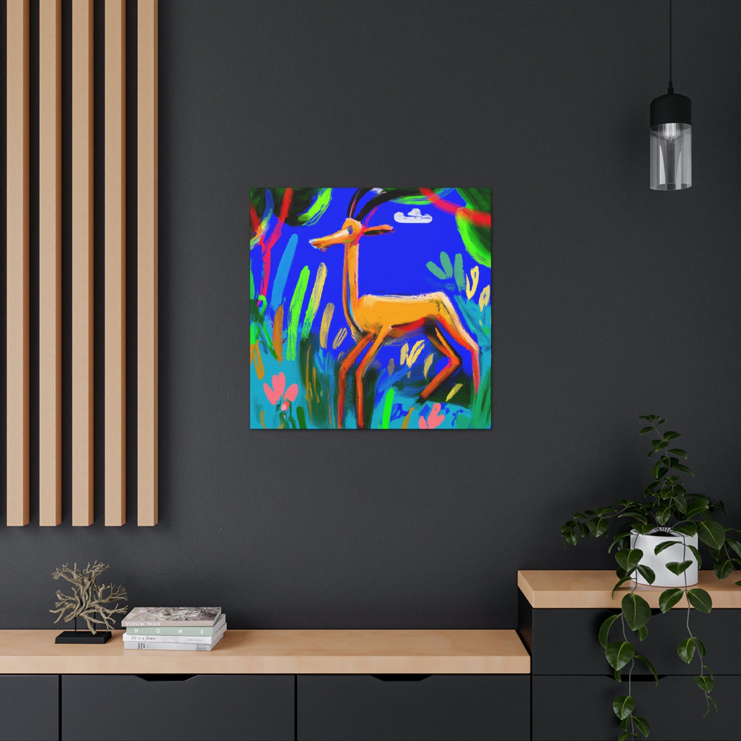 Gazelle in Expressionism - Canvas