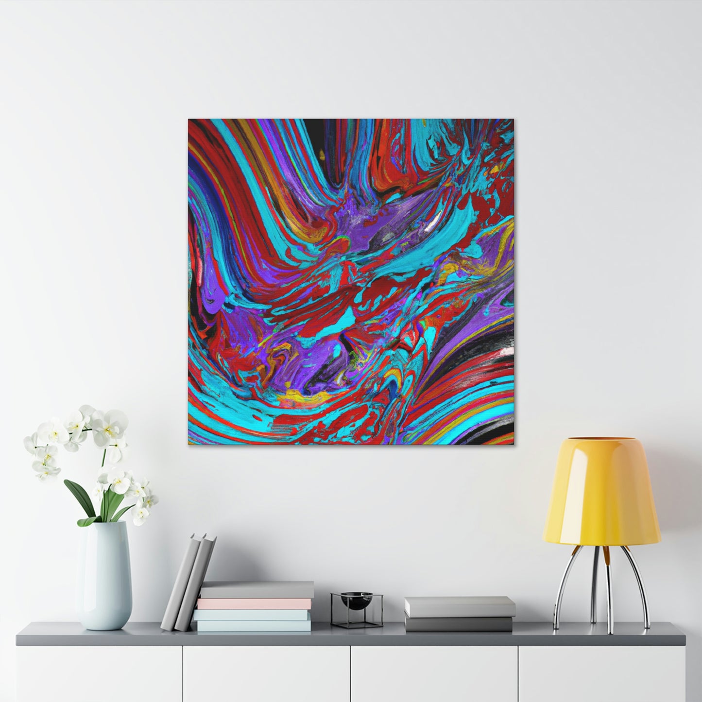 "Dynamic Flowing Melodies" - Canvas