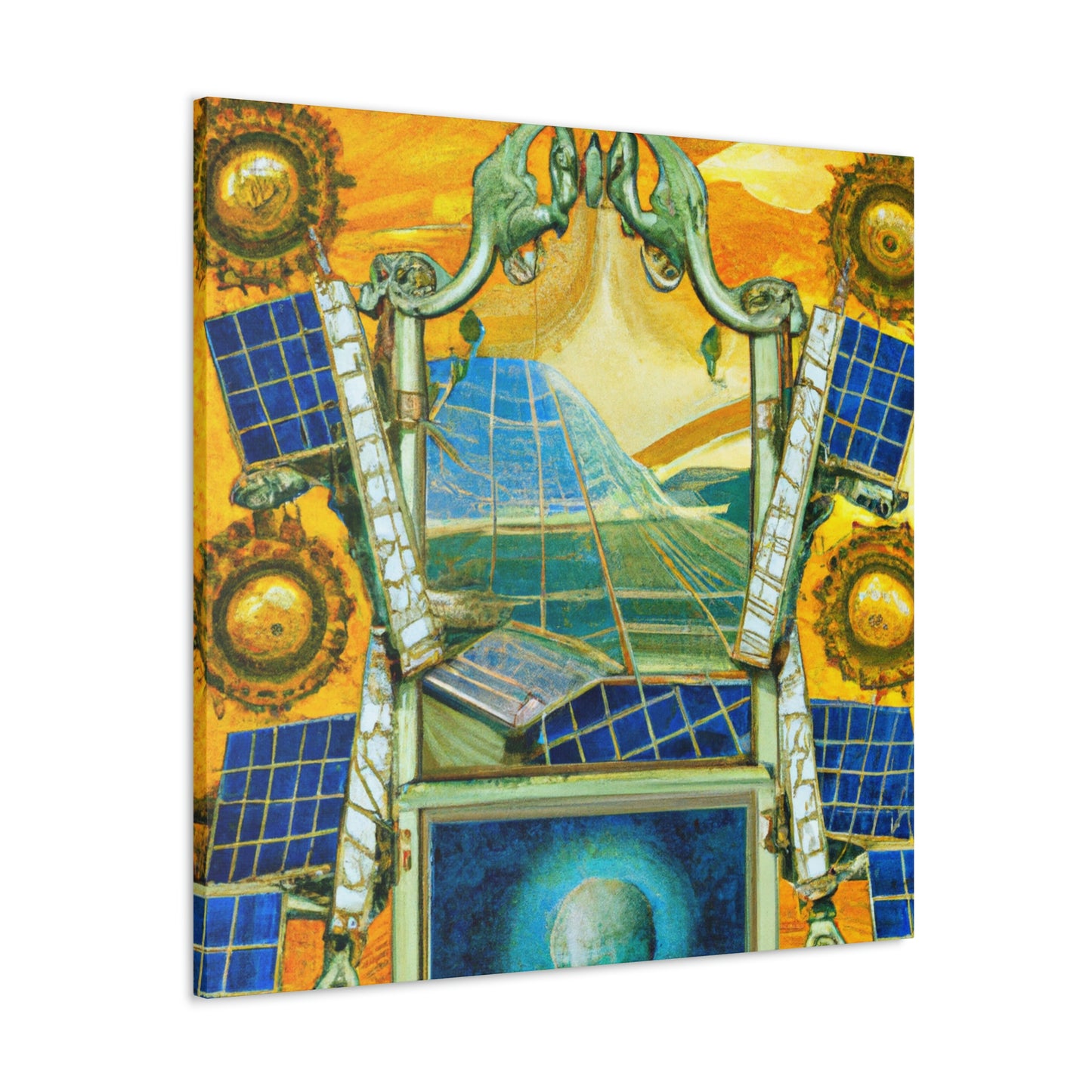 "Solar Panels Aristocracy" - Canvas