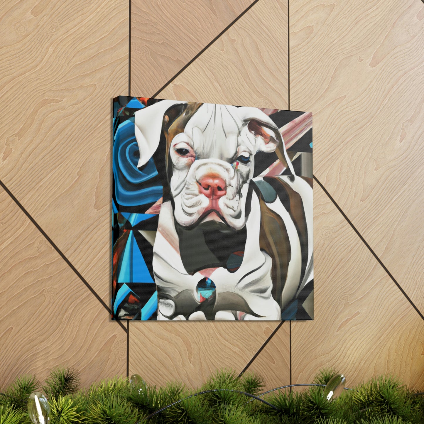 American Bulldog Dreamscape - Canvas