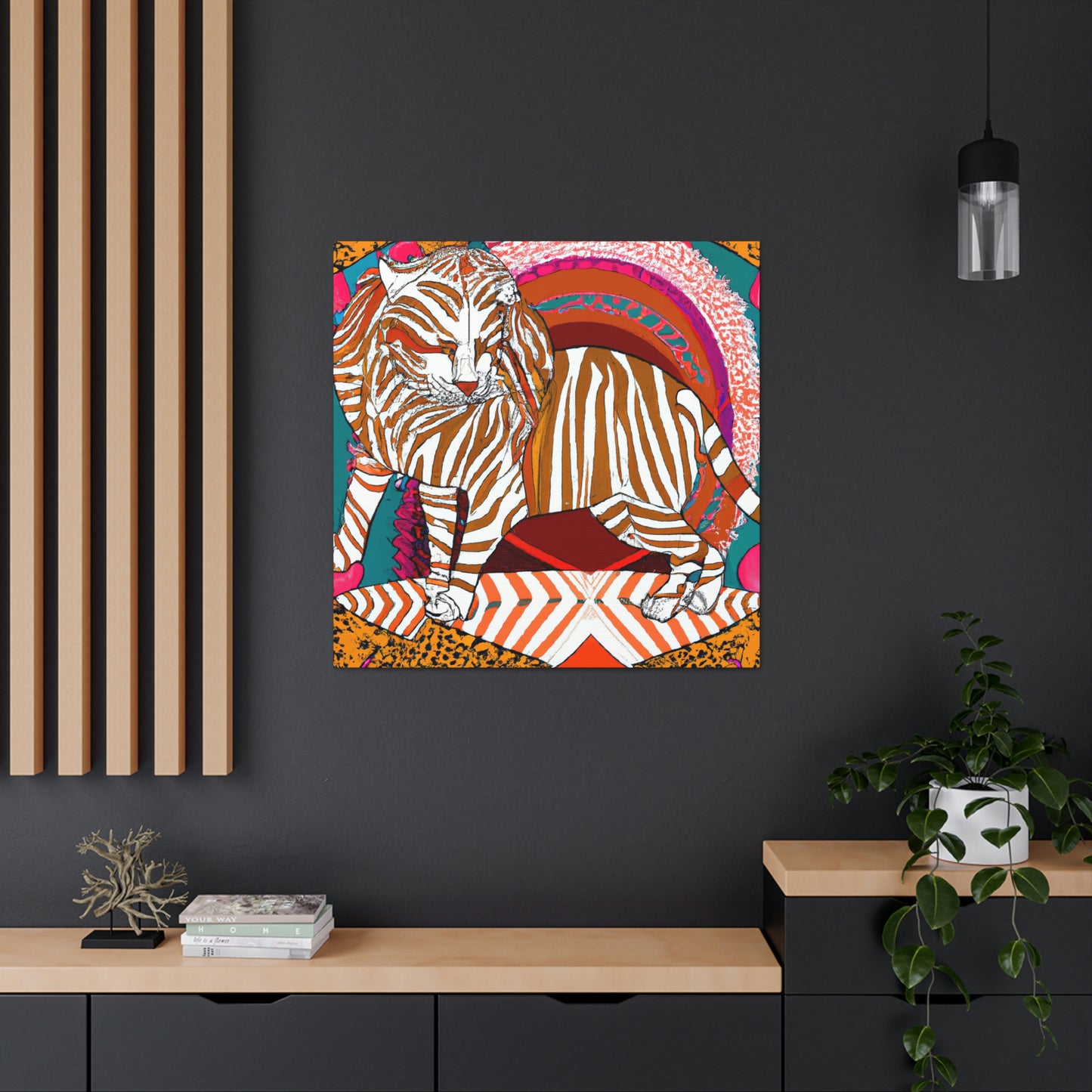 Tiger in the Jazz Age - Canvas