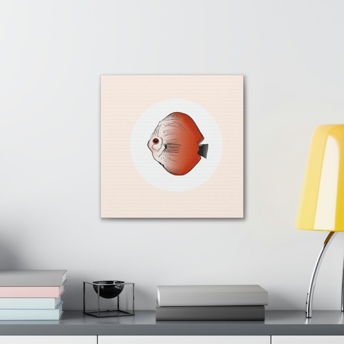 Serene Sunlit Discus - Canvas