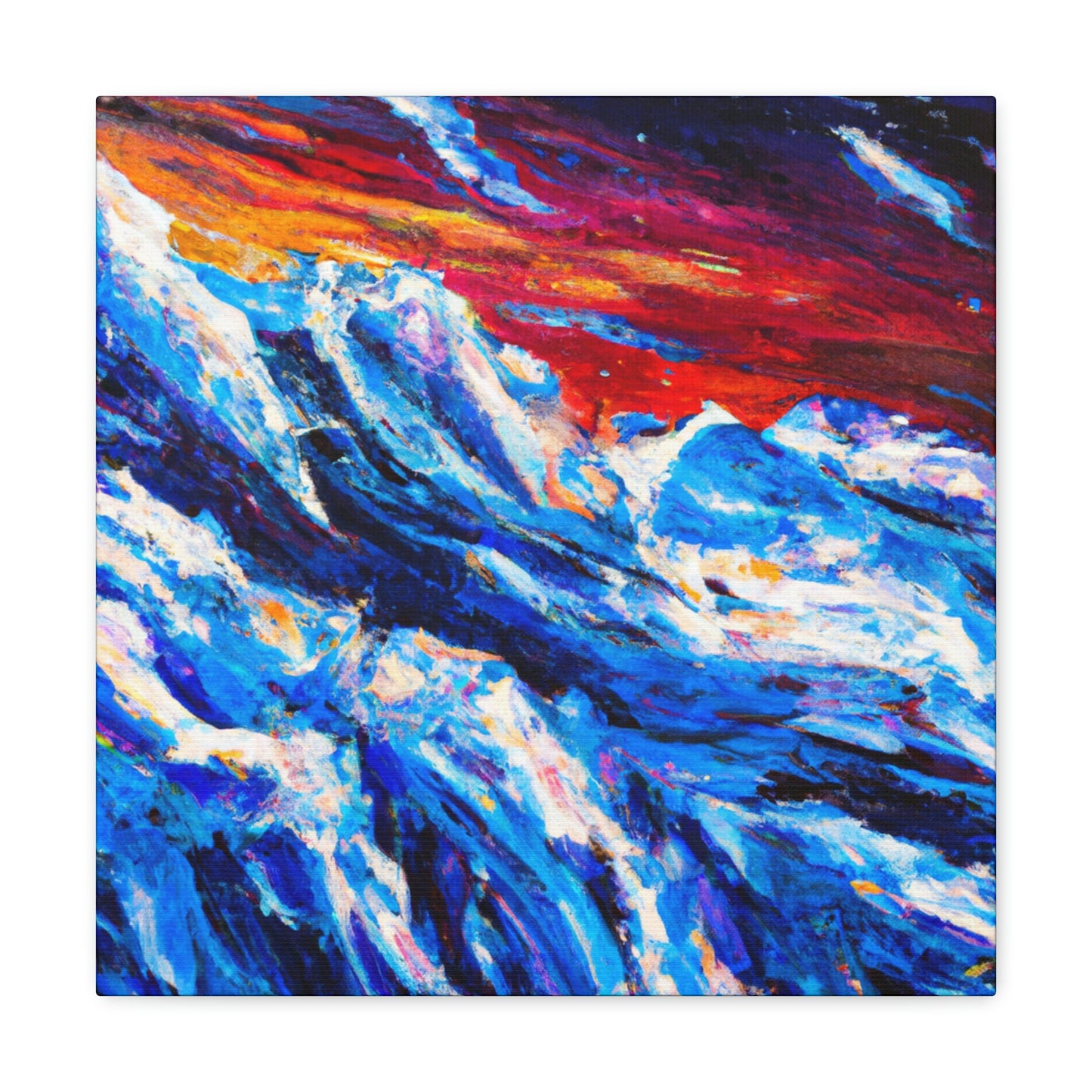 "Ocean's Mighty Embrace" - Canvas