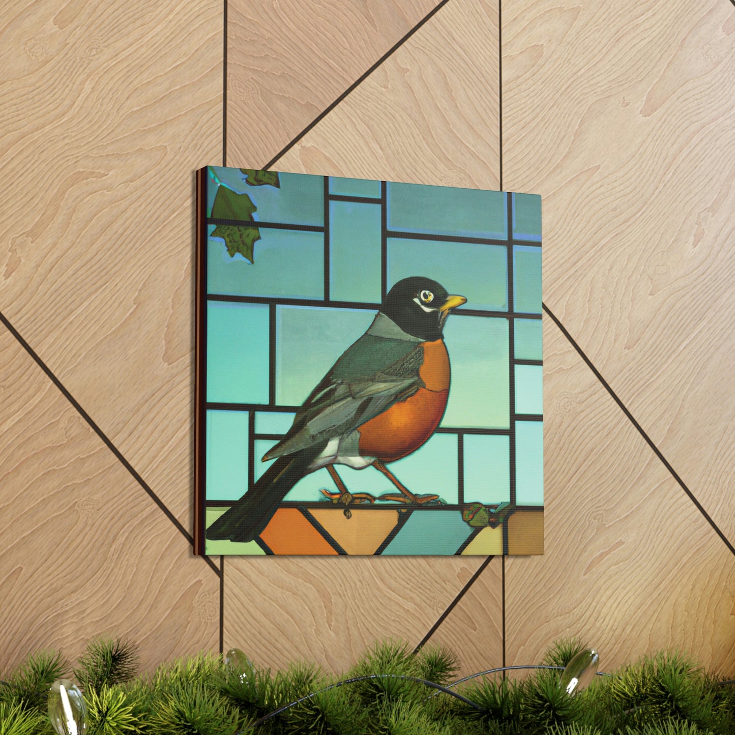 "A Robins Art Deco" - Canvas