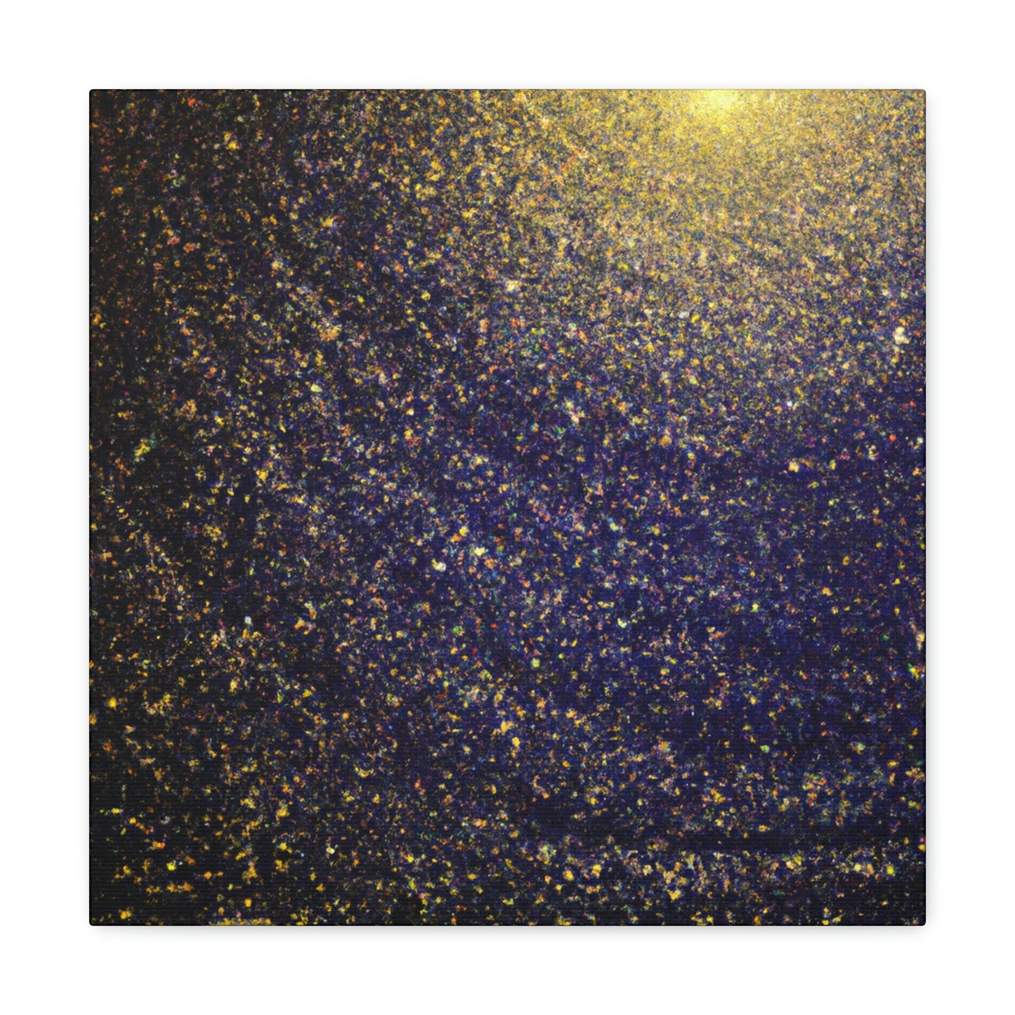 Galaxy in Pointillism - Canvas