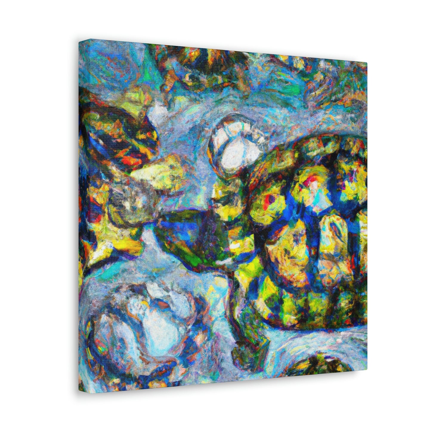 Turtles By Monet - Canvas