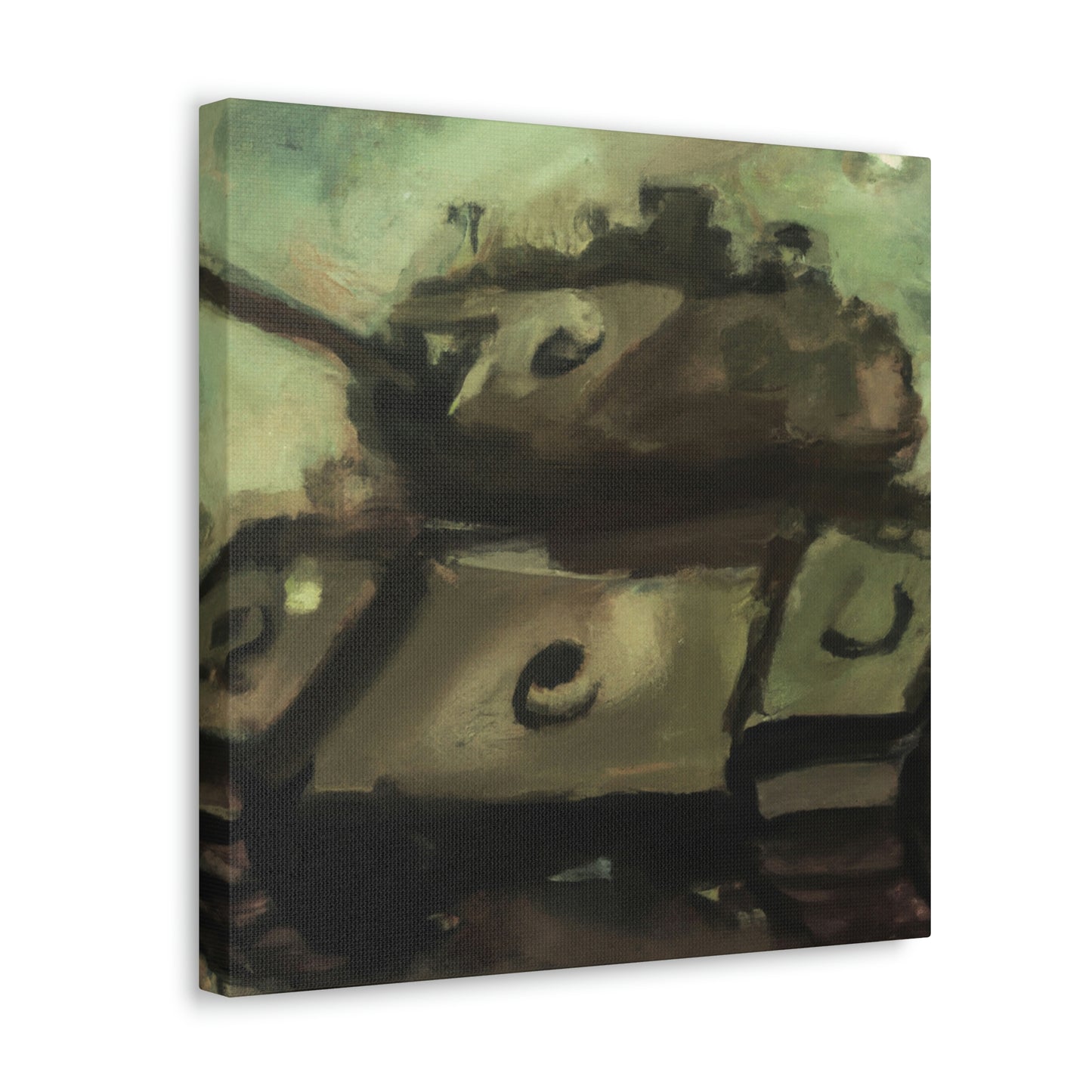 "Turret In Turmoil" - Canvas