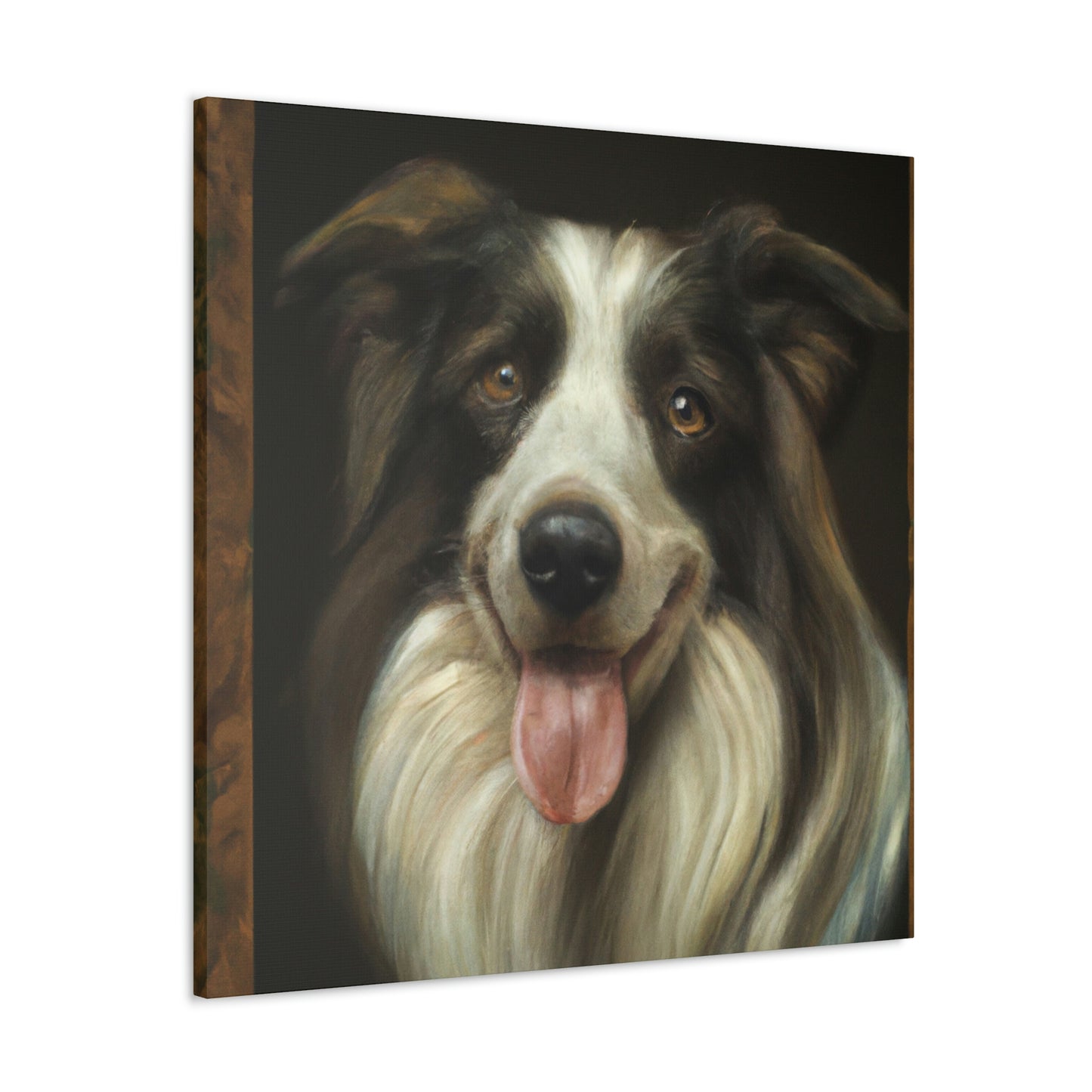 "Collie at Dusk Grandeur" - Canvas