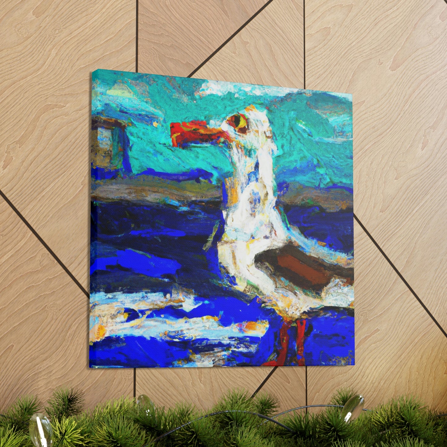 "Seagulls on the Beach" - Canvas