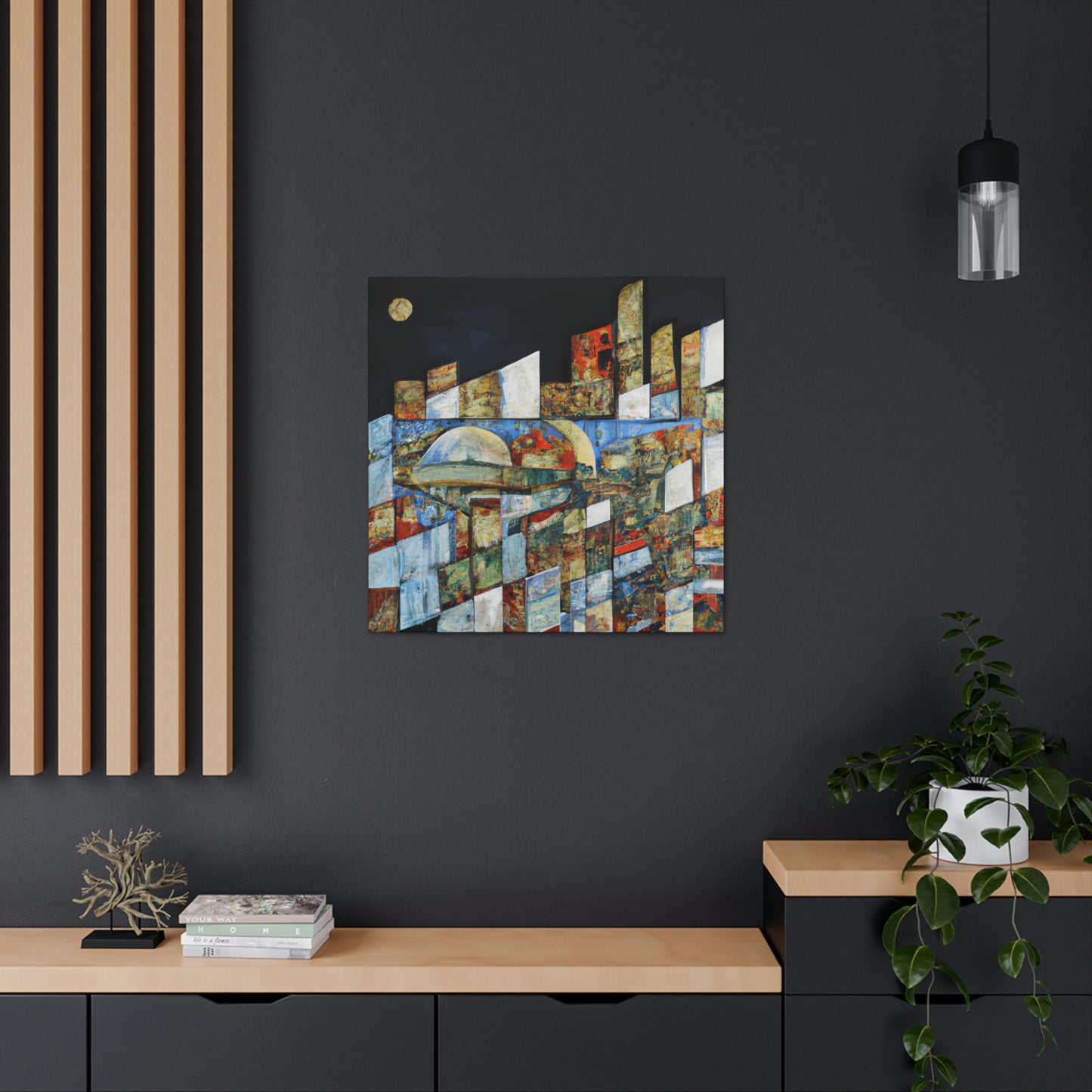 "Urban Reflection mosaic" - Canvas