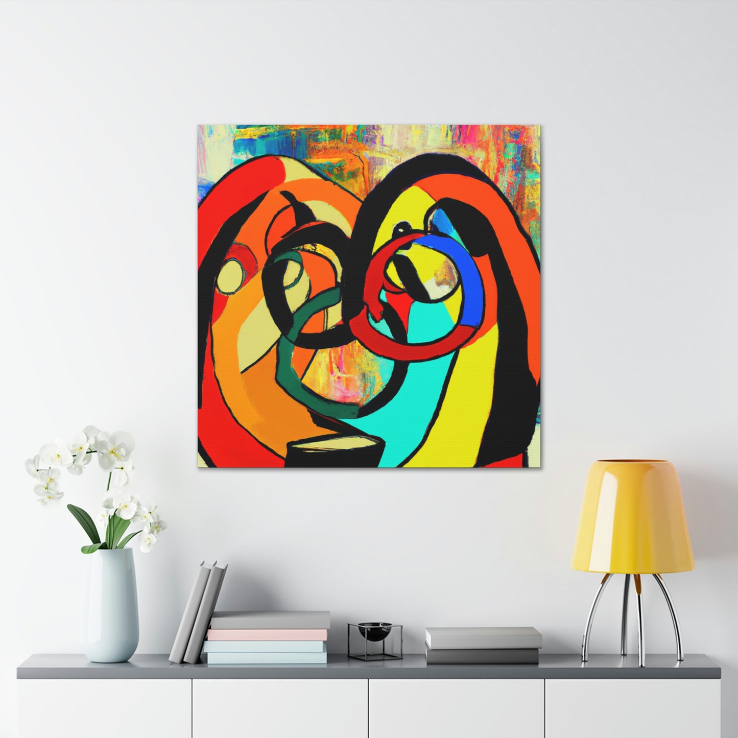 Rings of Eternal Love - Canvas