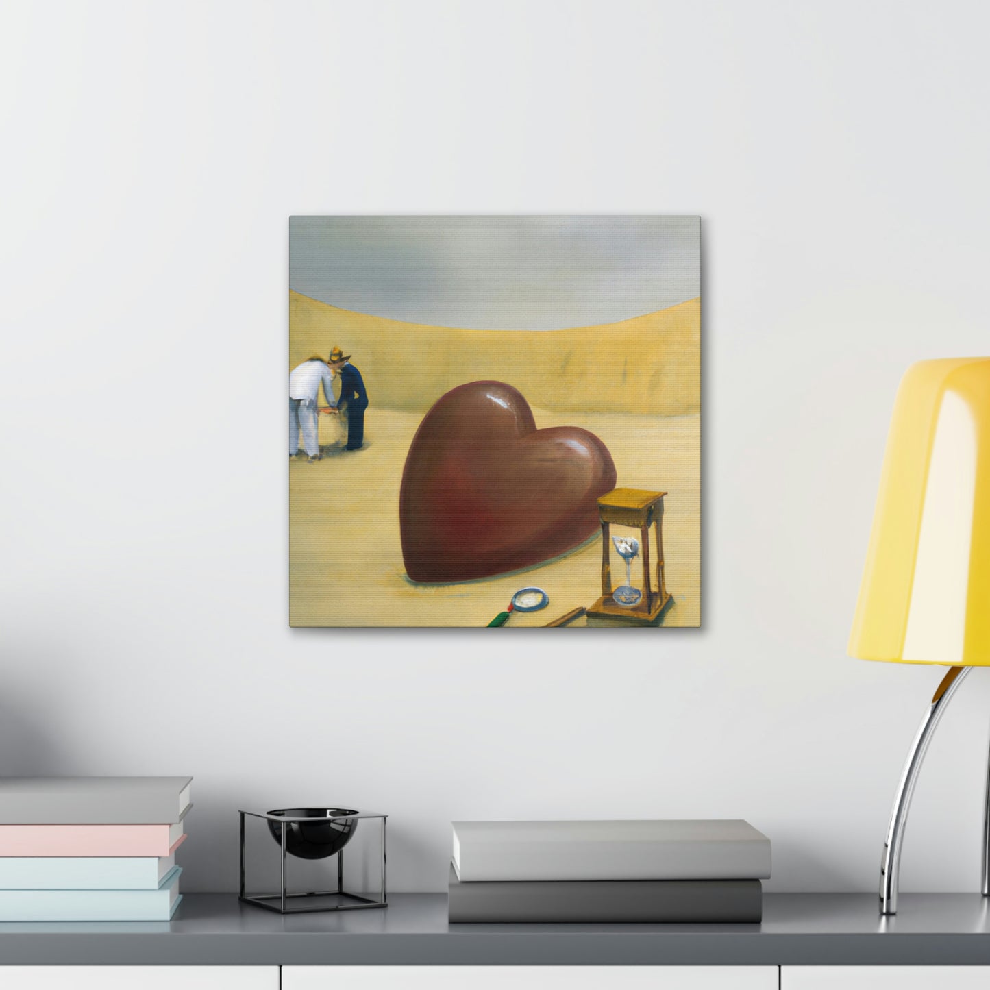 "Heart in the Sandscape" - Canvas