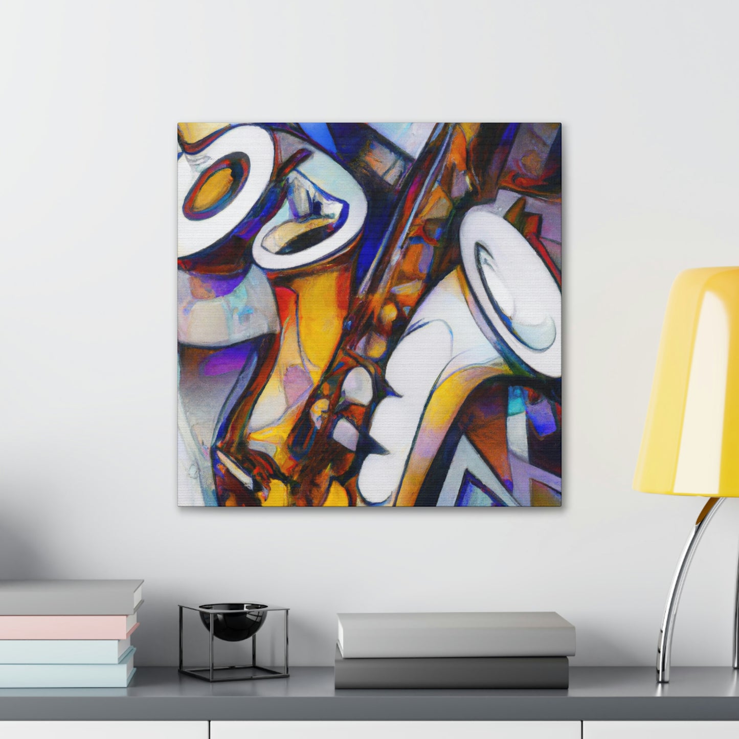 Saxophone Jazz Symphony - Canvas