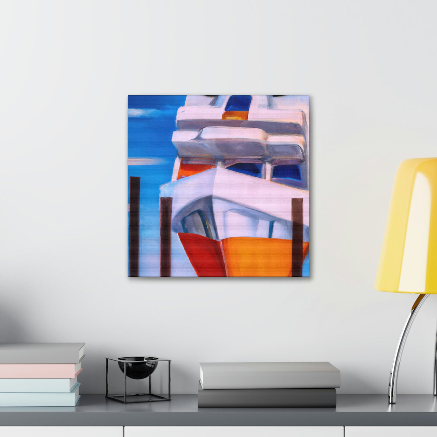 Ferry on a Dreamscape - Canvas