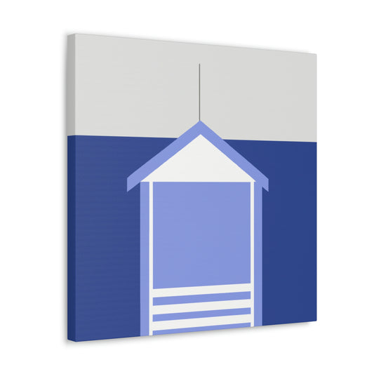 "Beach Hut Simplicity" - Canvas