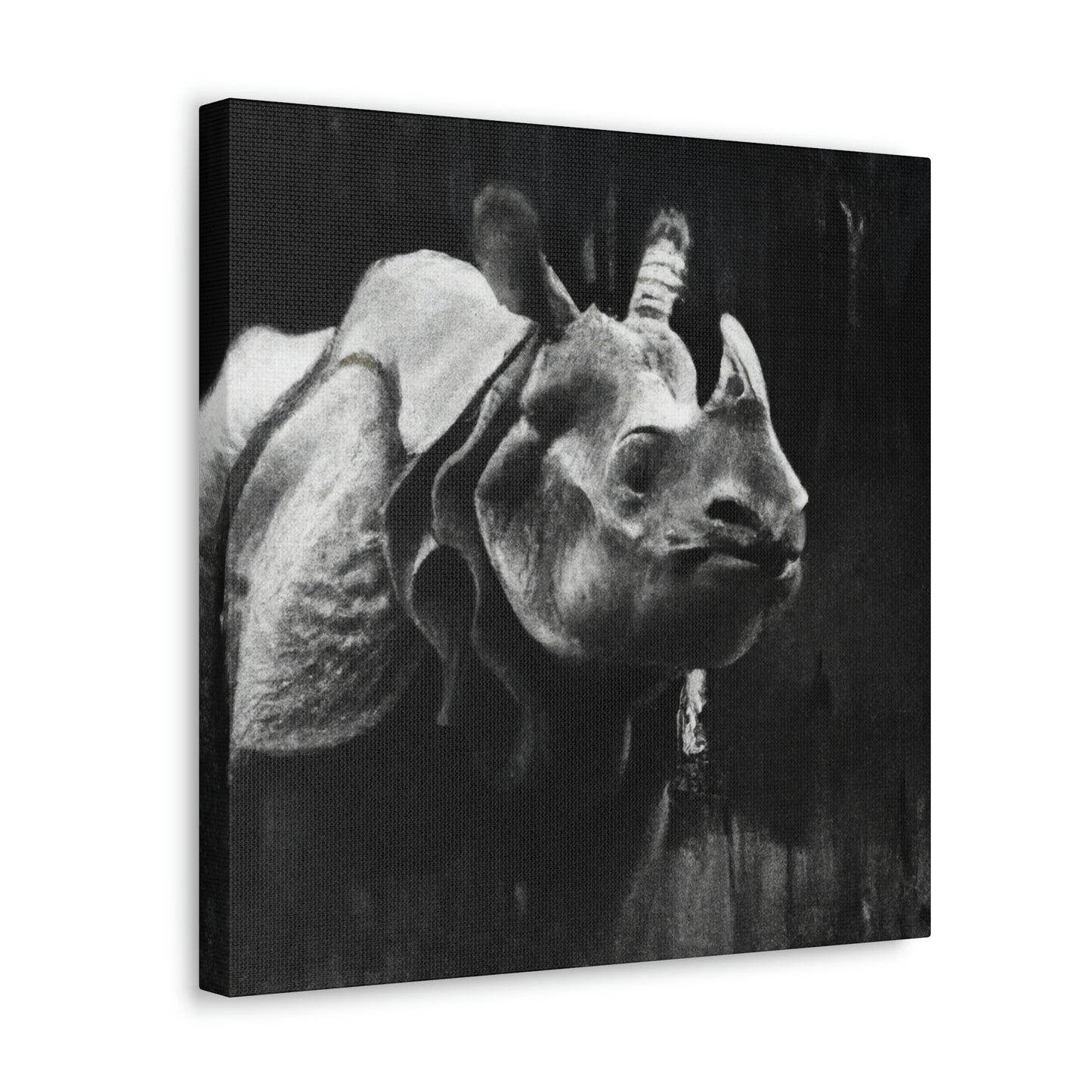 Rhino Majestic Splendor - Canvas