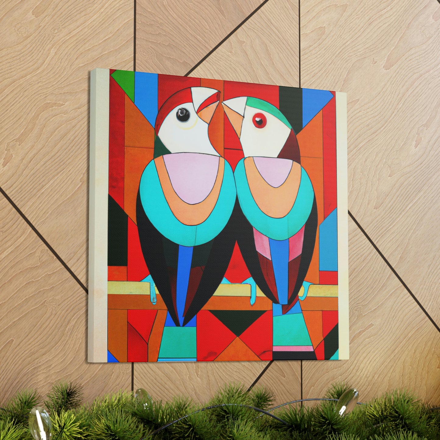 Lover's Art Deco Dance - Canvas