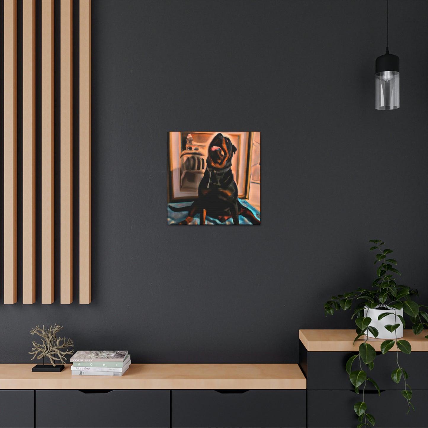 "Rottweiler in a Dream" - Canvas