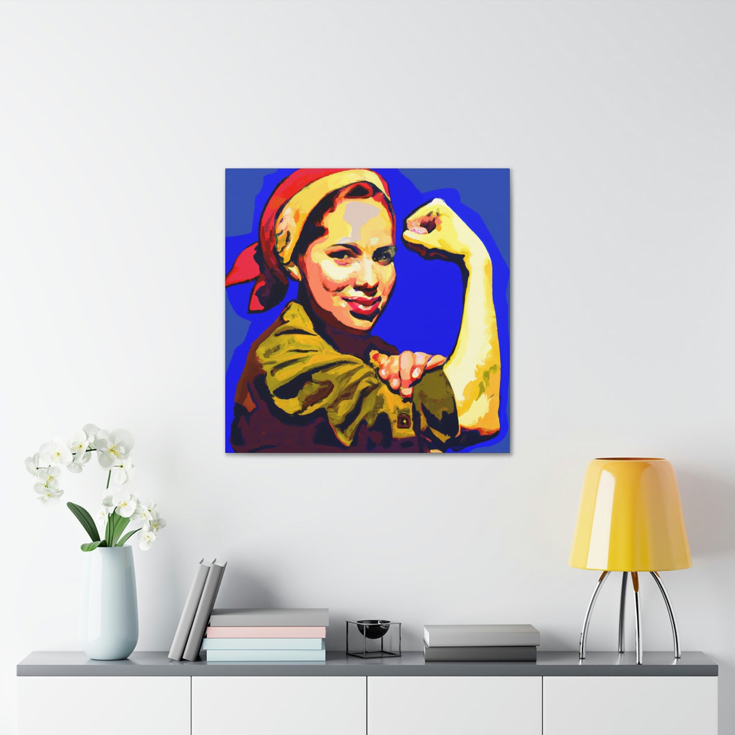 "Rosie the Revolutionary Woman" - Canvas