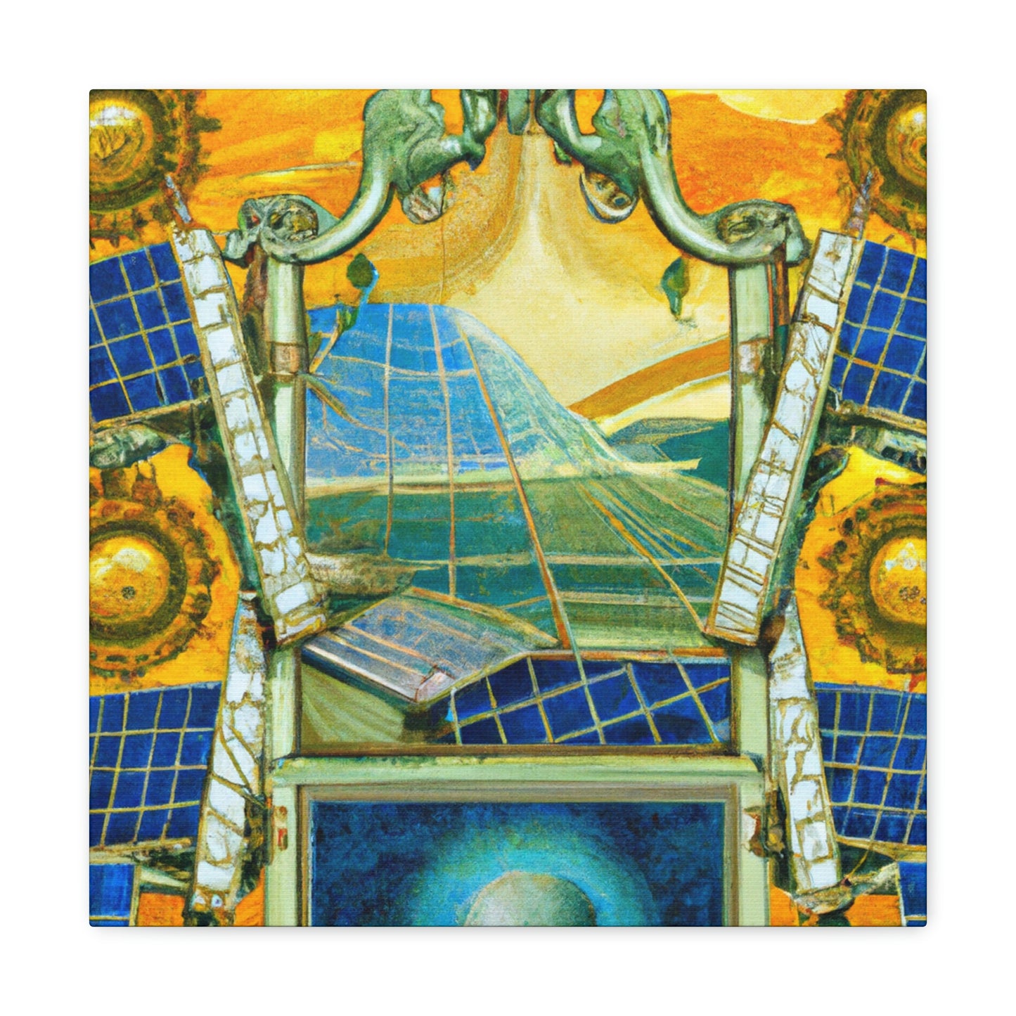 "Solar Panels Aristocracy" - Canvas