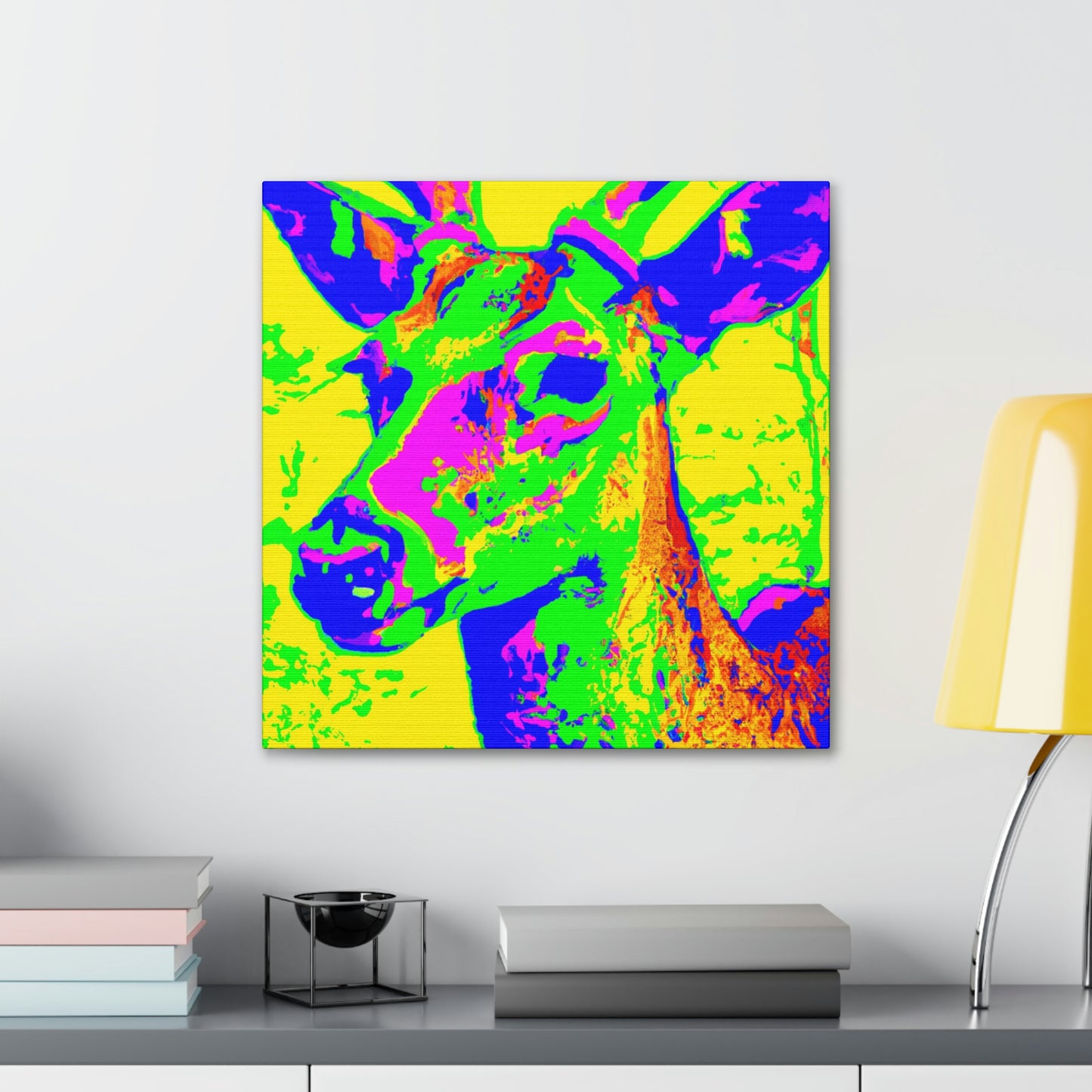 Whitetail Deer Pop Art - Canvas