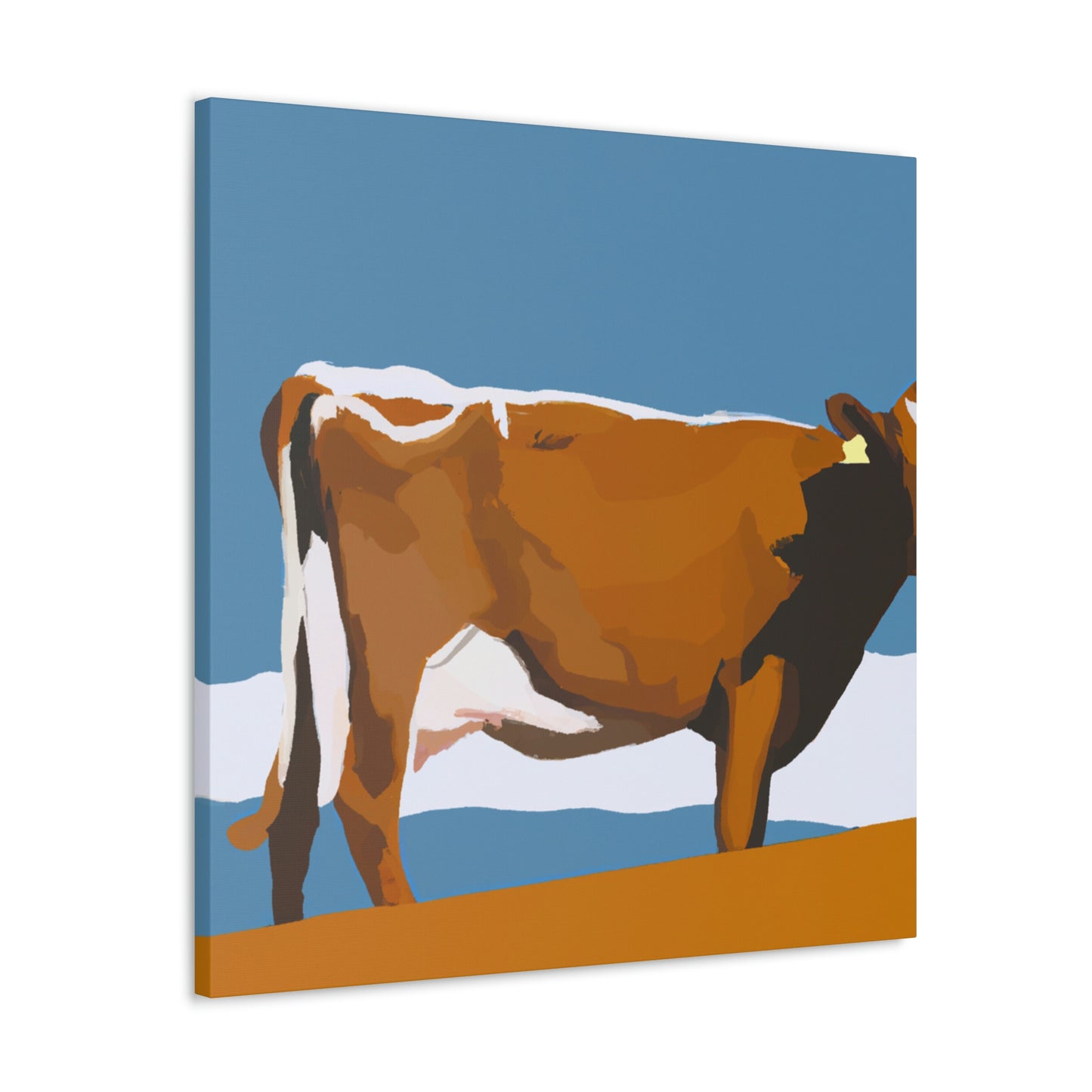 "Jersey Cow Contemplation" - Canvas