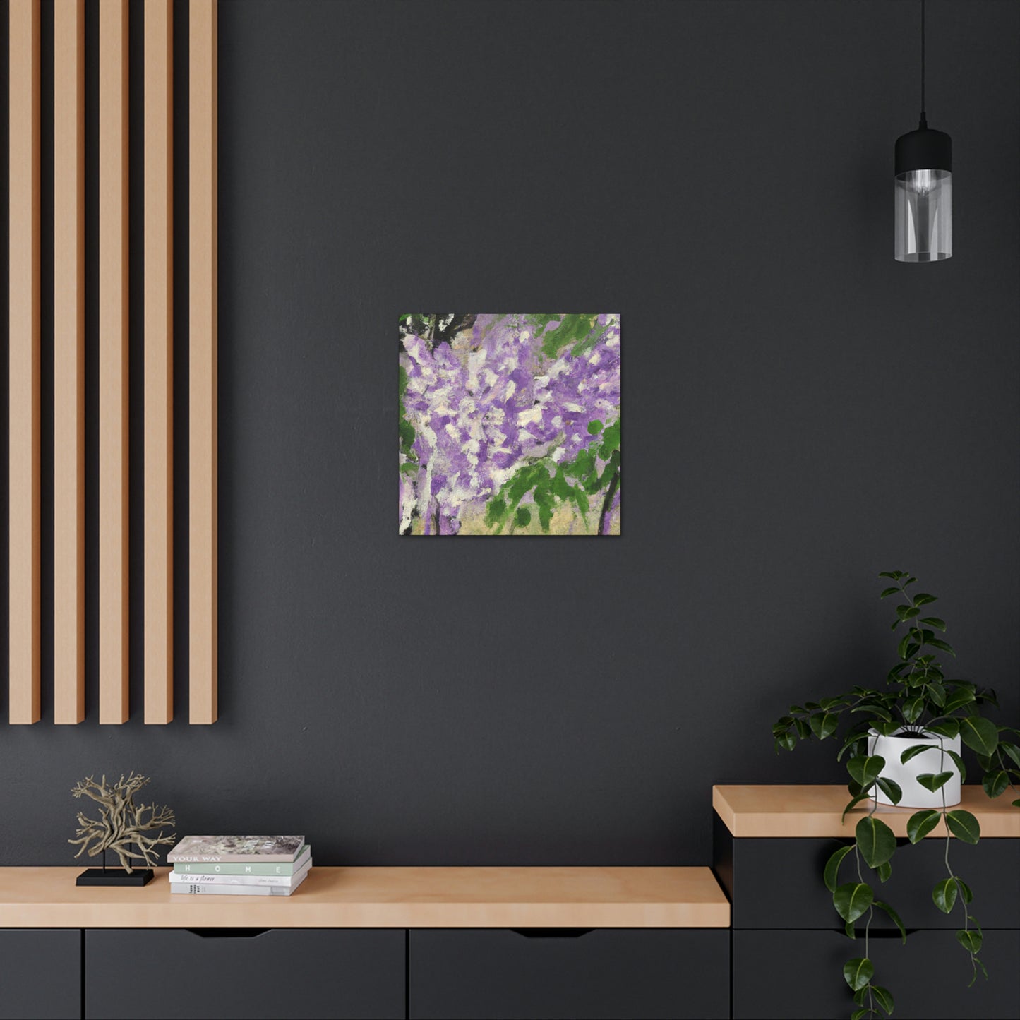 Lilac In Expressionism - Canvas