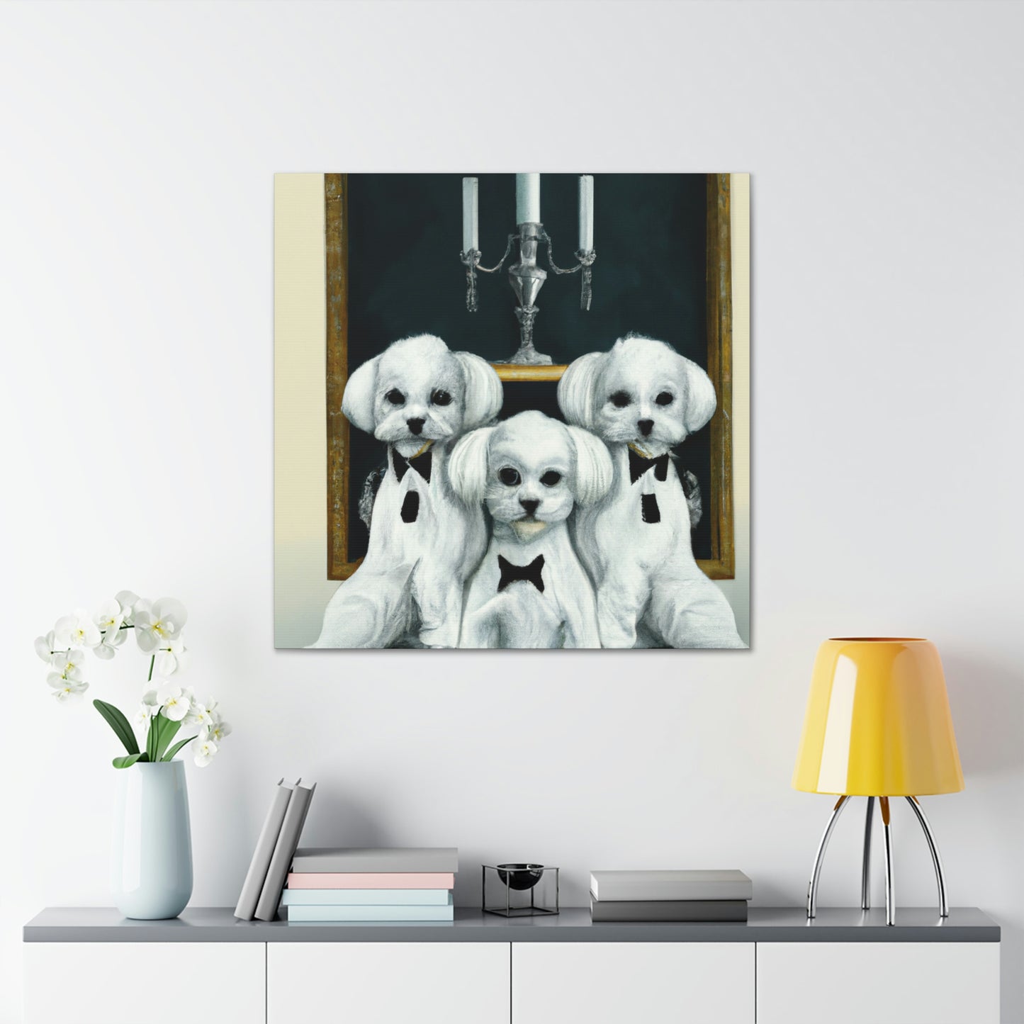 "Maltese Majestic Majesty" - Canvas