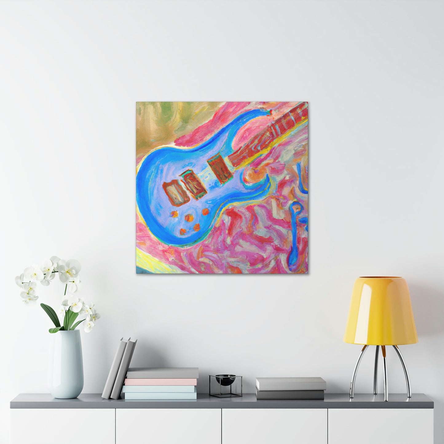 "Electric Guitar Triumphant" - Canvas