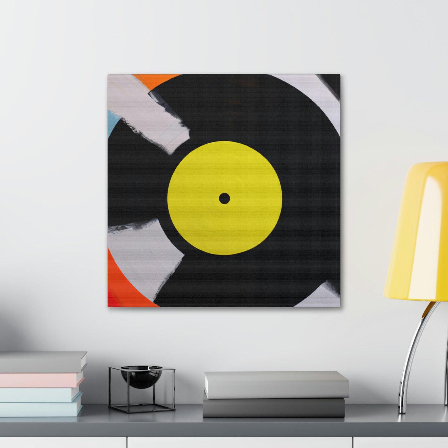 Vinyl Record Elegance - Canvas