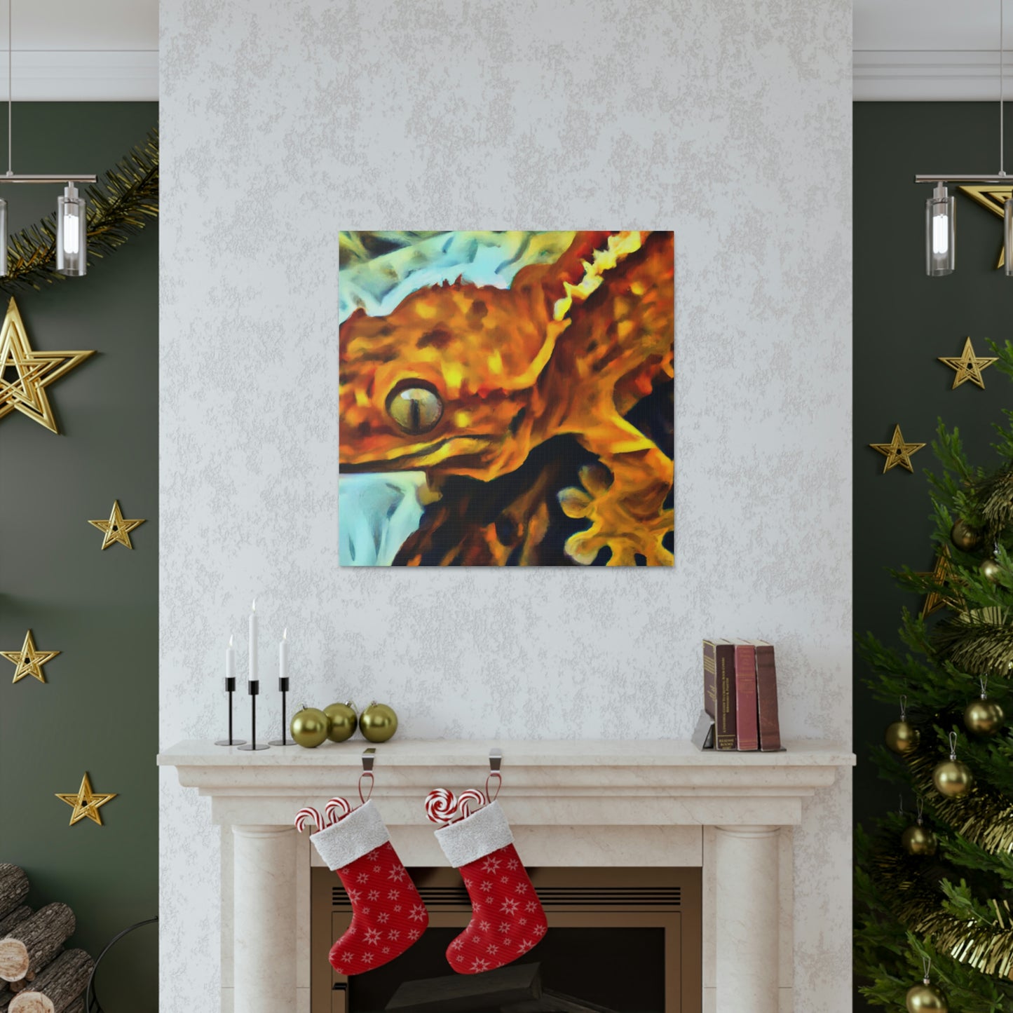 Crested Gecko Dreamscape - Canvas