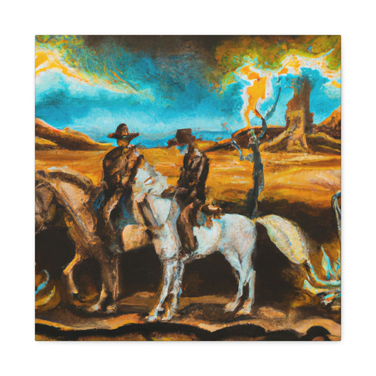 "Delightful Western Landscape" - Canvas