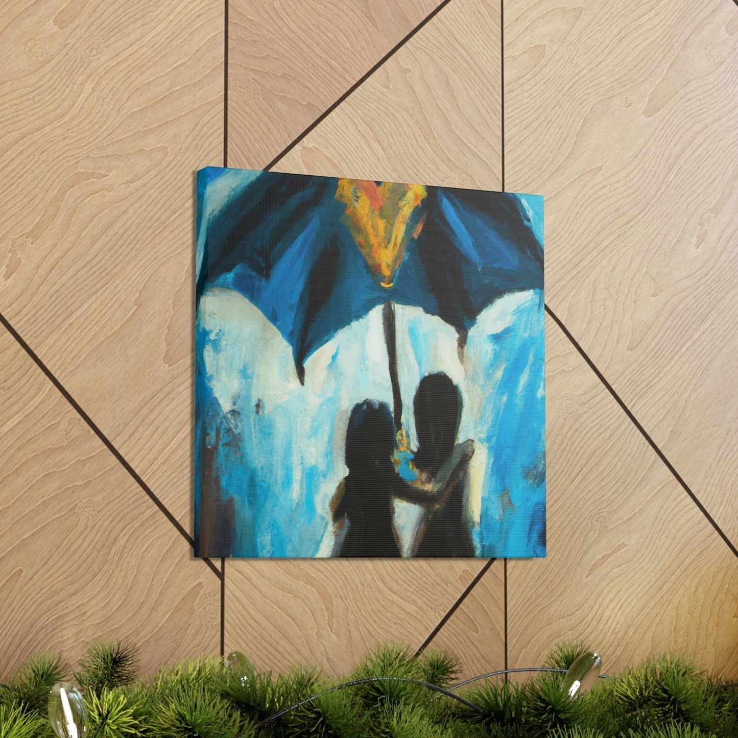 Love Under Rainy Skies - Canvas