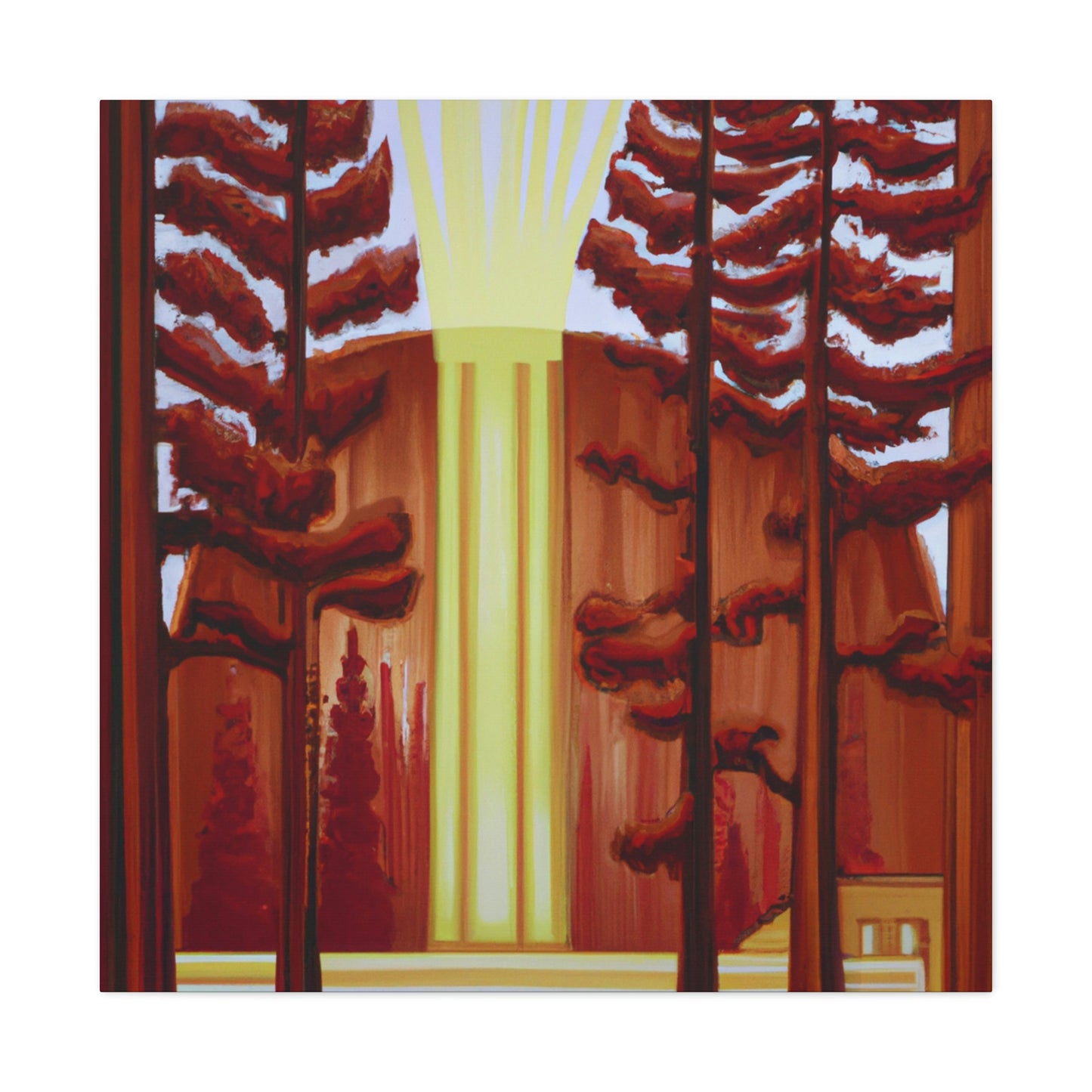 "Redwood Reverie 1920s" - Canvas