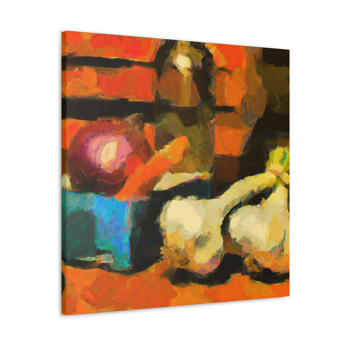 "Vegetables in Abstraction" - Canvas