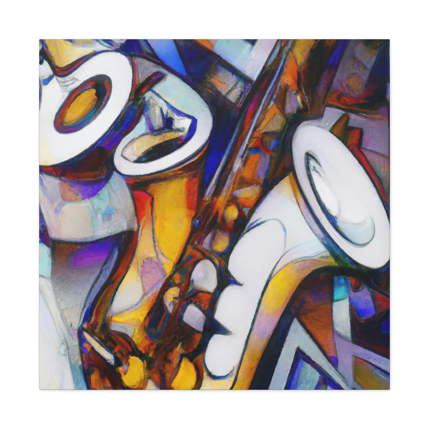 Saxophone Jazz Symphony - Canvas