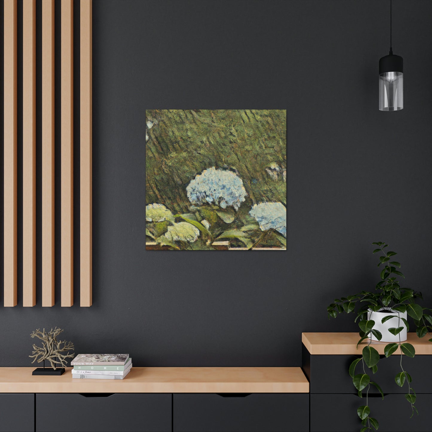 "Hydrangeas in Bloom" - Canvas